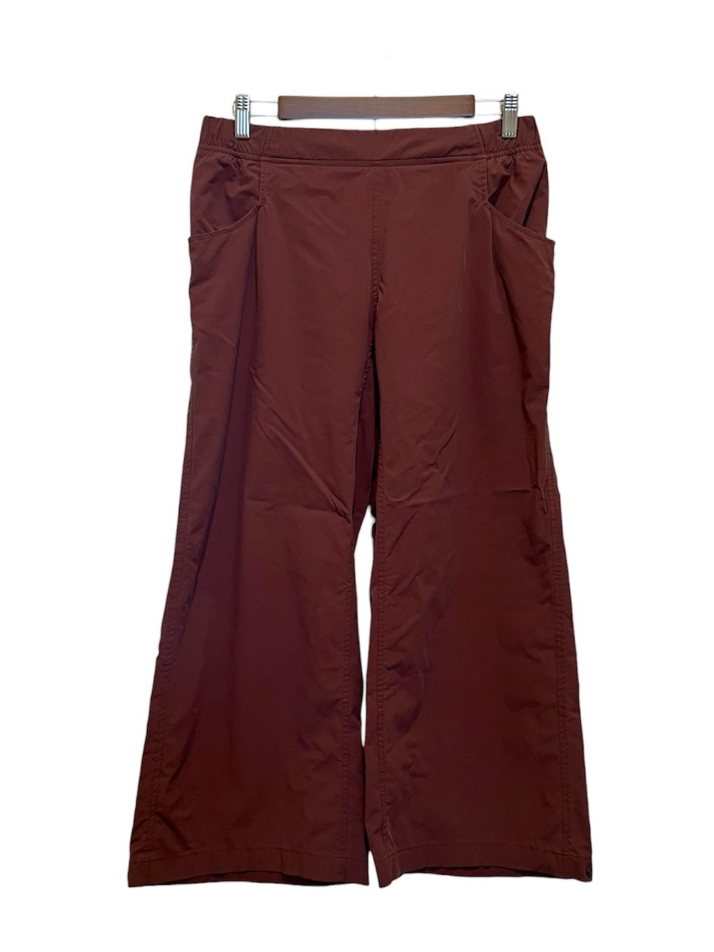 Mountain Hardwear Women’s Pants Cropped Outdoor Hiking Size Medium Maroon